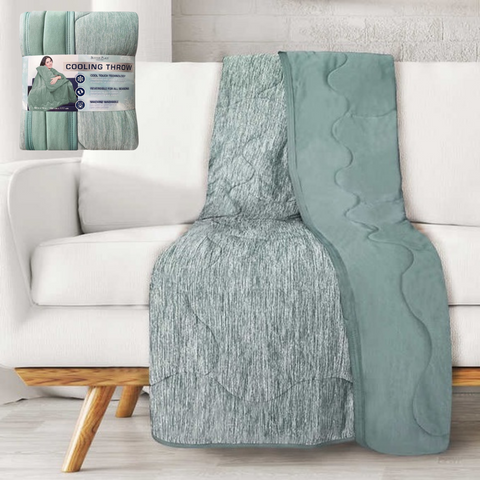 Frazada reversible para todas las estaciones, Sutton Place Verde