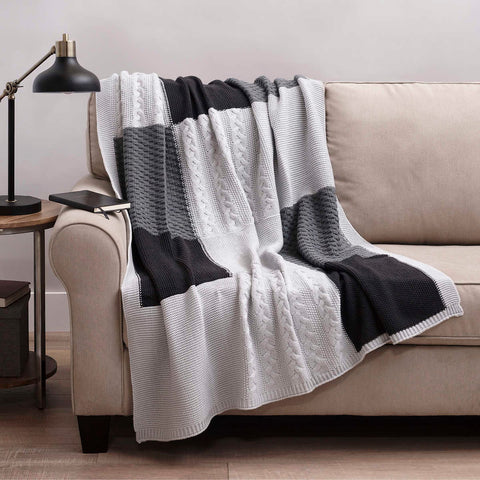 Manta De Punto Suéter, Chalet Décor, Allied Home