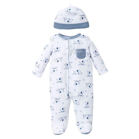Pijama de una pieza overol de algodón de Little Me